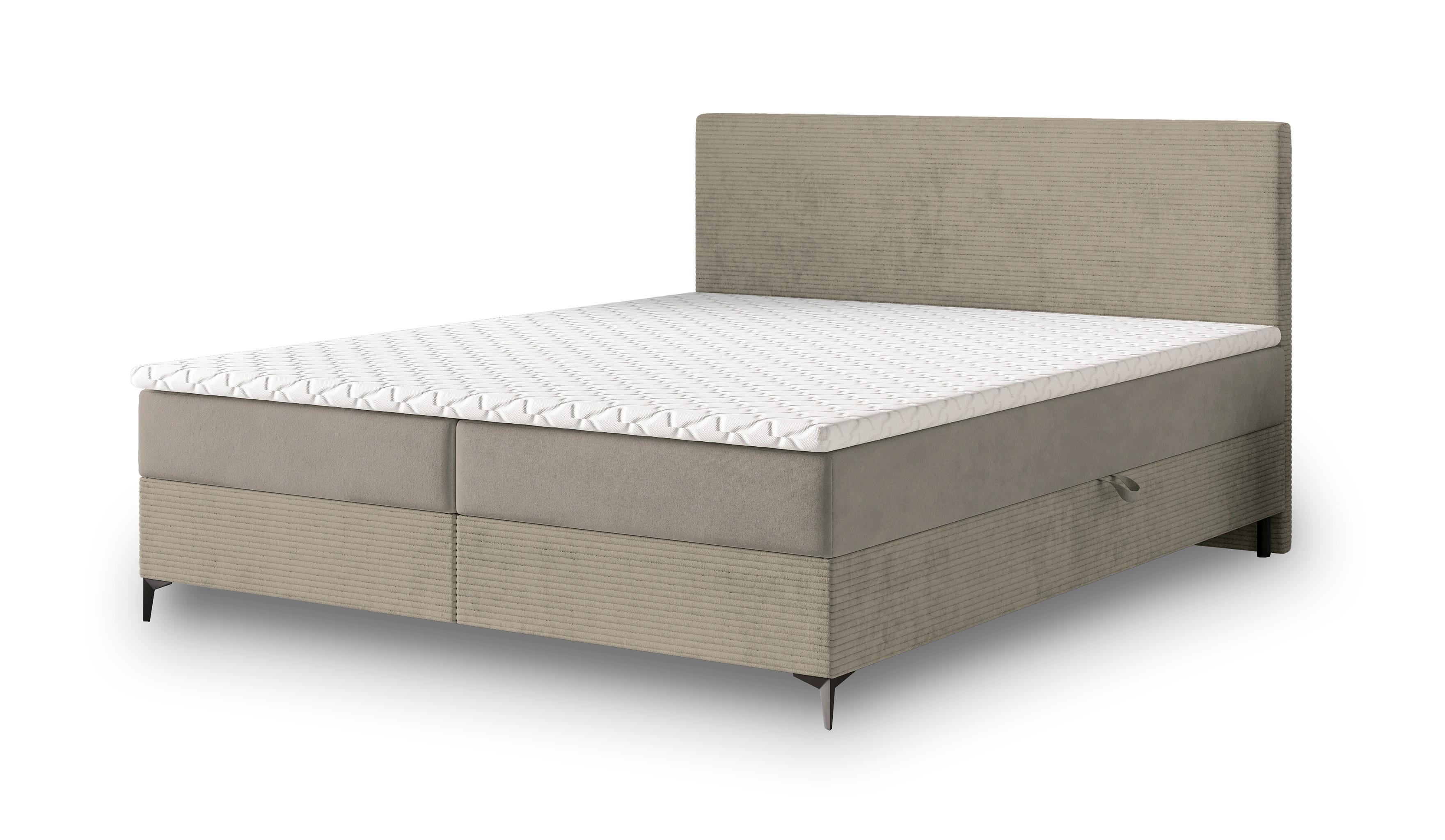 wohnli-moebel-suche-800001027738 Wohnli Möbelsuche - BOXBETT TORREL 140x200 cm mit Matratze und Topper - Beige