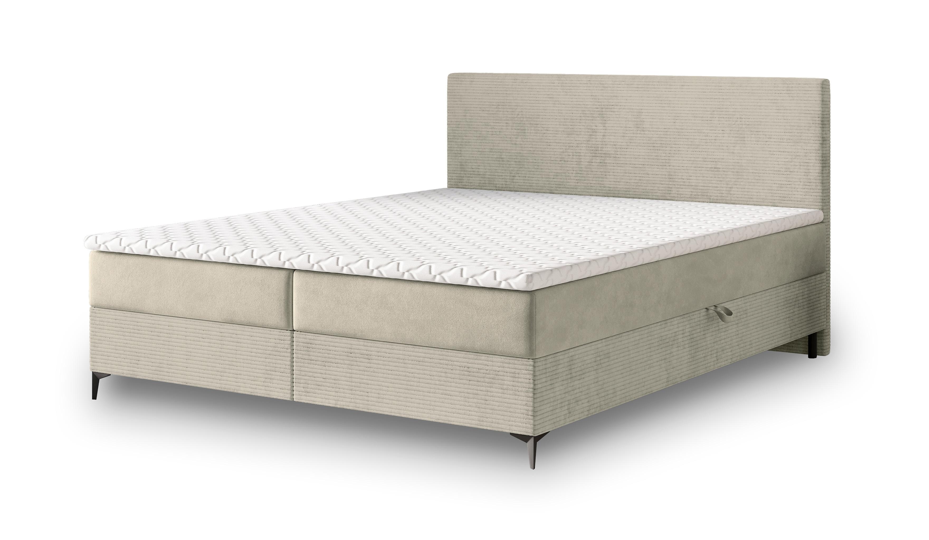 wohnli-moebel-suche-800001027769 Wohnli Möbelsuche - BOXBETT TORREL 140x200 cm mit Matratze und Topper - Creme