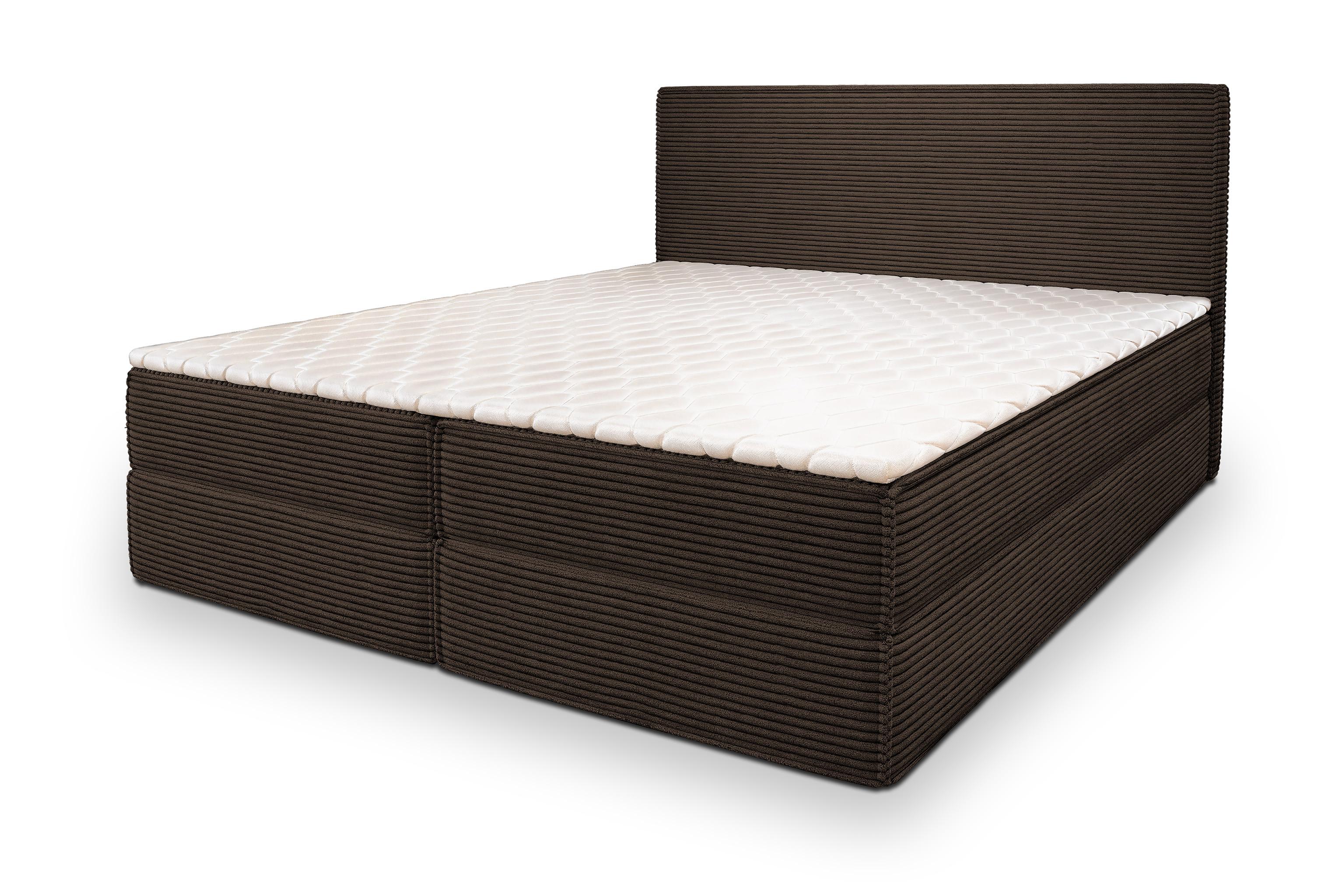 wohnli-moebel-suche-800001027784 Wohnli Möbelsuche - BOXBETT PELLIO 180x200 cm mit Matratze und Topper - Braun