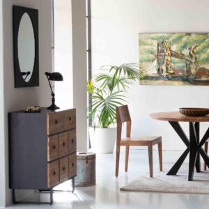 wohnli-moebel-suche-800001031441-1 HOLZKOMMODE mit 8 Schubladen 76x40x90 Holz Wanderlust Möbel > Kommoden & Schubladenschränke > Kommoden Braun