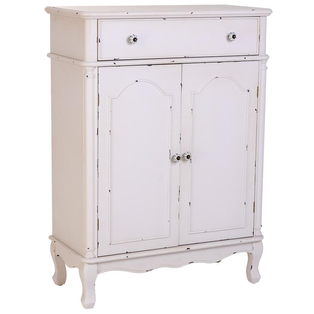 Wohnli Möbelsuche - KOMMODE aus Holz mit 2 Schubladen und 2 Türen 80x38x110