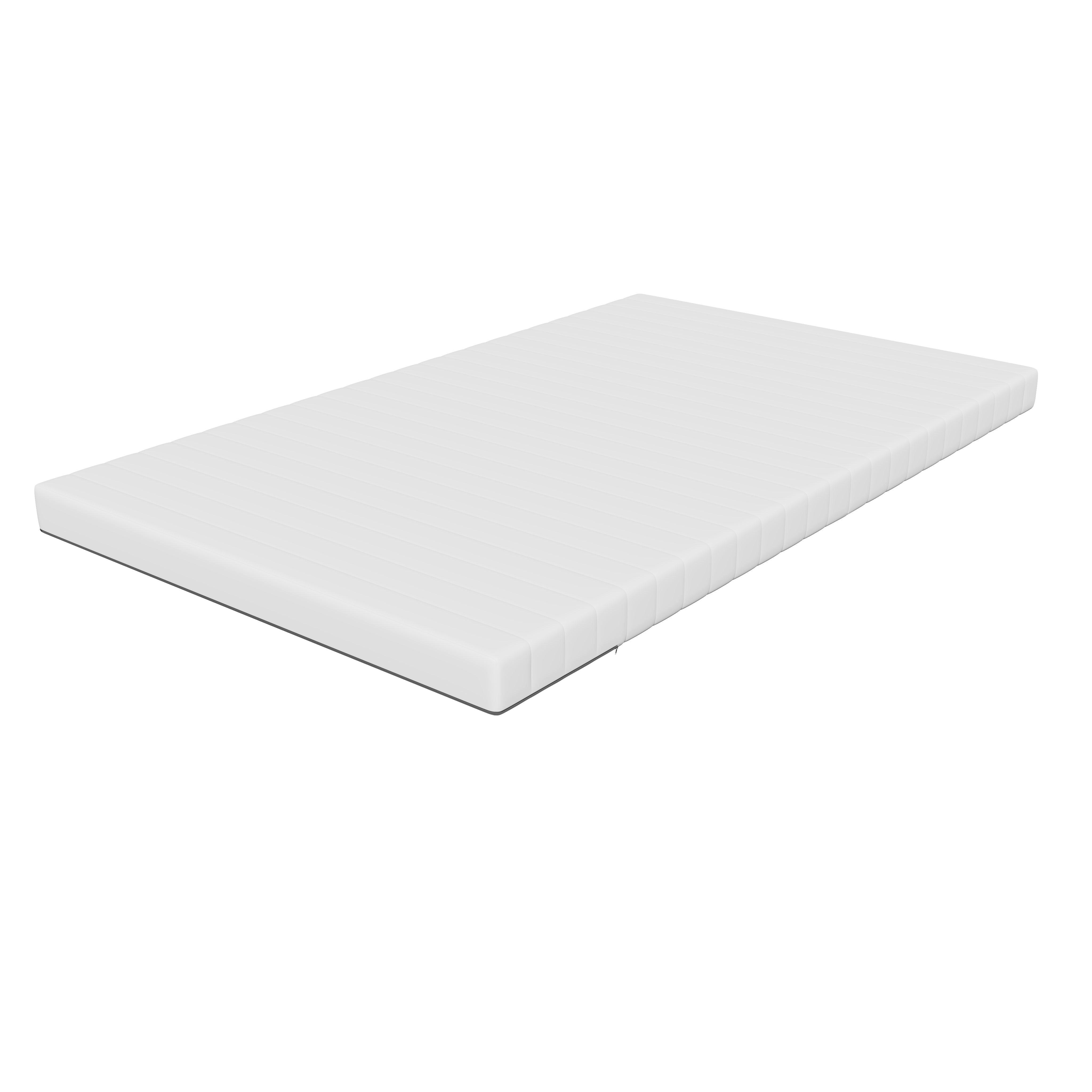 Wohnli Möbelsuche - KALTSCHAUM-TOPPER 120x200 - Premium 10 cm Höhe - H2 - extra komfortabel - waschbar und für Allergiker geeignet