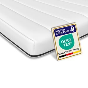 wohnli-moebel-suche-800001033465-1 KALTSCHAUM-TOPPER 90x200 - Premium 10 cm Höhe - H2 - extra komfortabel - waschbar und für Allergiker geeignet Textil Mister Sandman Möbel > Matratzen > Topper Weiß