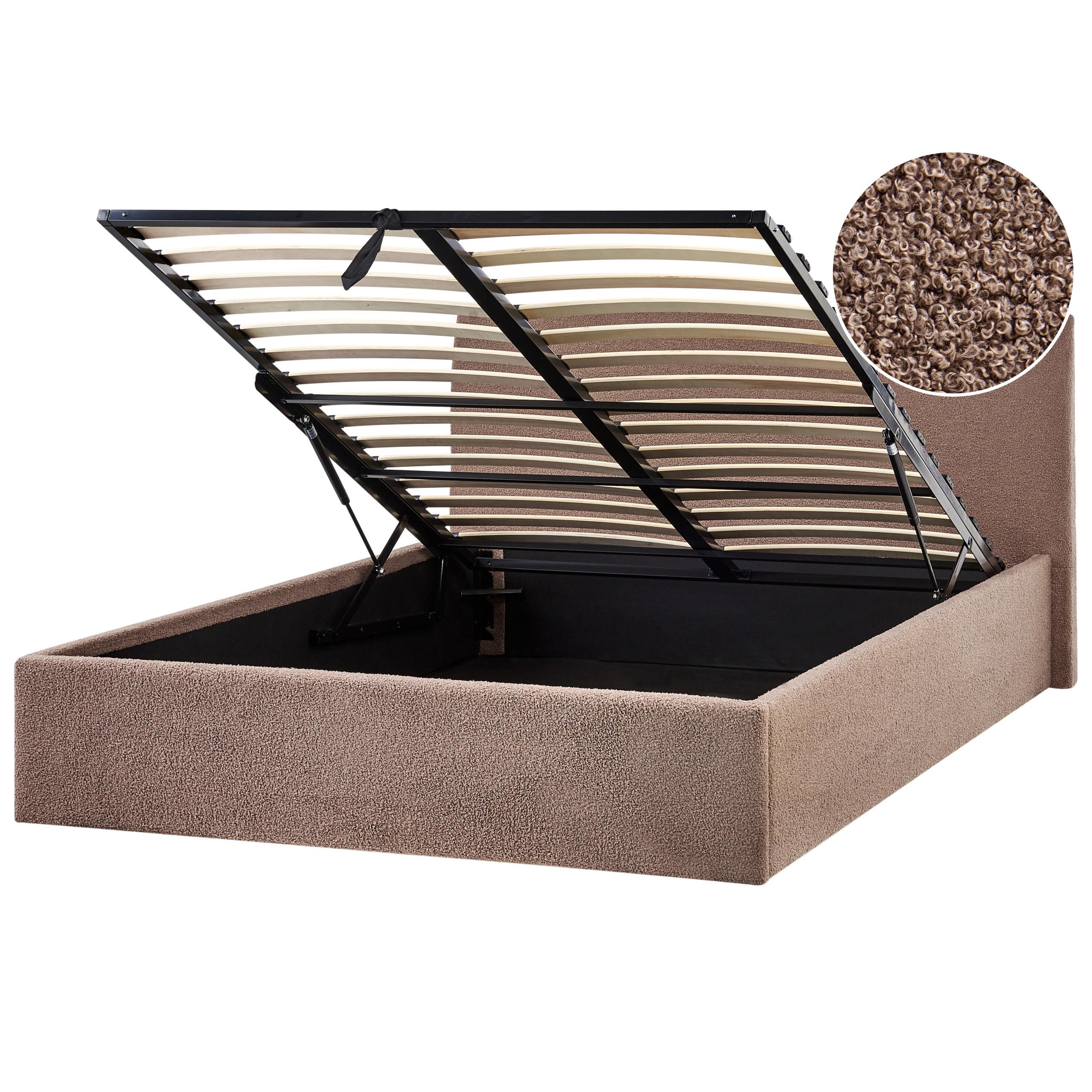 wohnli-moebel-suche-800001033755 Wohnli Möbelsuche - POLSTERBETT 140x200 cm Braun Orbey