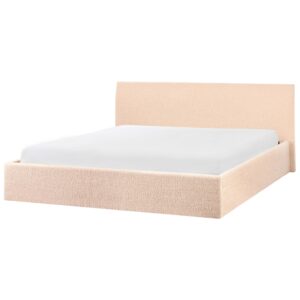 wohnli-moebel-suche-800001033757-1 POLSTERBETT 180x200 cm Beige Orbey Textil Beliani Möbel > Betten > Polsterbetten Beige