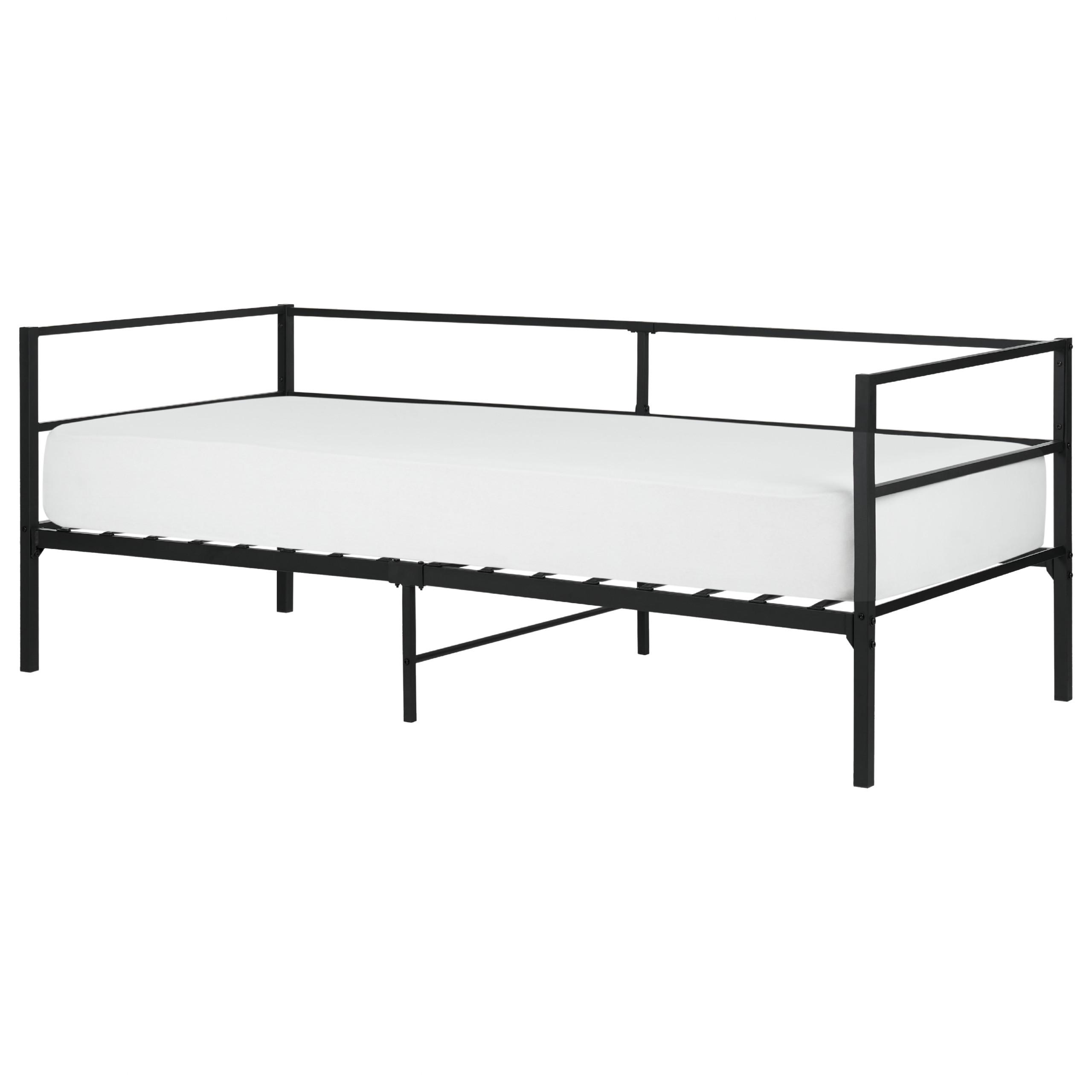 wohnli-moebel-suche-800001033760 Wohnli Möbelsuche - BETT mit Lattenrost 90x200 cm Schwarz Battut