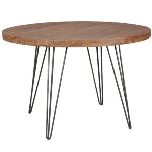 wohnli-moebel-suche-800001035765 Wohnli Möbelsuche - ESSZIMMERTISCH – Rund Massivholz 120 cm Landhausstil