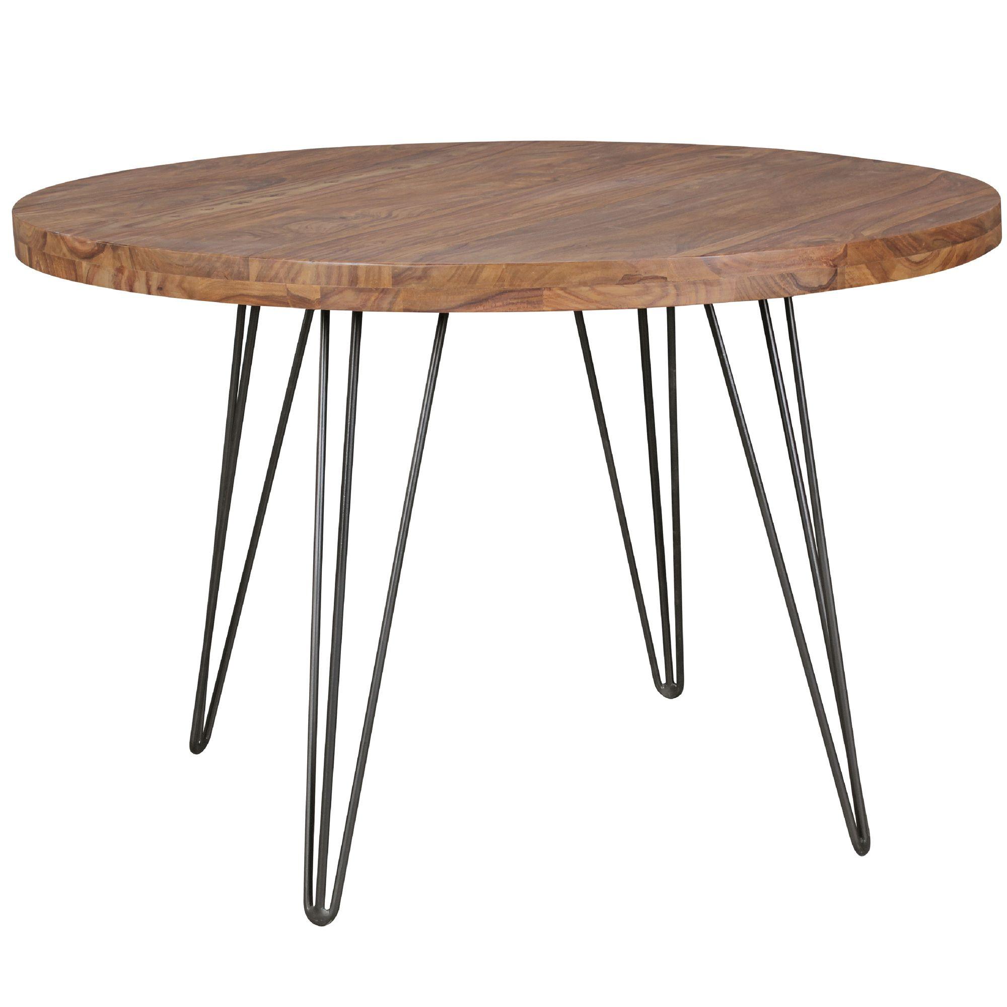 wohnli-moebel-suche-800001035765 Wohnli Möbelsuche - ESSZIMMERTISCH – Rund Massivholz 120 cm Landhausstil
