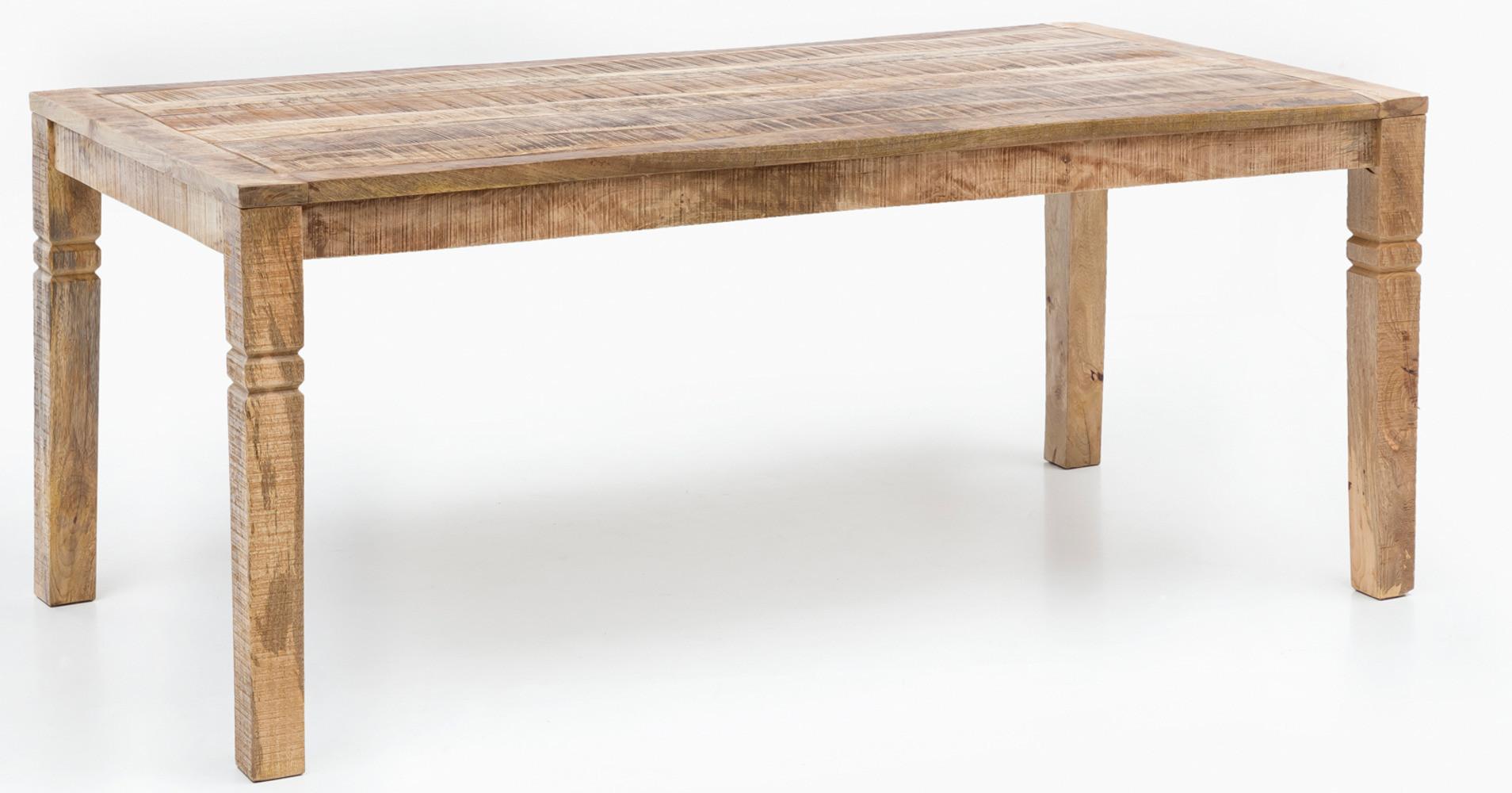 wohnli-moebel-suche-800001035797 Wohnli Möbelsuche - ESSTISCH – Mango Massivholz 120 cm Landhausstil Schnitzereien