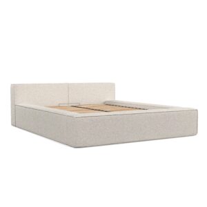 wohnli-moebel-suche-800001036337 Wohnli Möbelsuche - POLSTERBETT Casto mit Stauraum 180/200 cm Creme im Blur Stoff