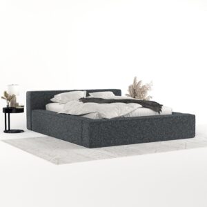 wohnli-moebel-suche-800001036364-1 POLSTERBETT Casto mit Stauraum 140/200 cm Grau im Blur Stoff Textil AltaBeds Möbel > Betten > Polsterbetten Grau