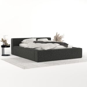 wohnli-moebel-suche-800001036369-1 POLSTERBETT Casto mit Stauraum 160/200 cm Schwarz im Blur Stoff Textil AltaBeds Möbel > Betten > Polsterbetten Schwarz