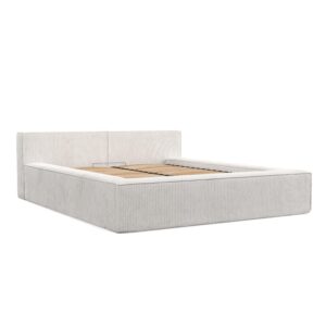 wohnli-moebel-suche-800001036372 Wohnli Möbelsuche - POLSTERBETT Casto mit Stauraum 160/200 cm Creme im Poso Stoff
