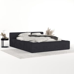 wohnli-moebel-suche-800001036379-1 POLSTERBETT Casto mit Stauraum 140/200 cm Anthrazit im Poso Stoff Textil AltaBeds Möbel > Betten > Polsterbetten Anthrazit
