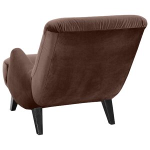 wohnli-moebel-suche-800001038035-1 SESSEL Kajsa 71x80x101 Bezug Samtvelours Buche schwarz/braun Kunststoff 58aufmkessel Möbel > Sessel > Polstersessel Braun