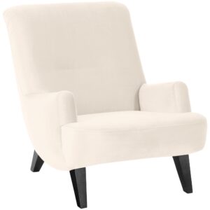 wohnli-moebel-suche-800001038052 Wohnli Möbelsuche - SESSEL Kajsa 71x80x101 Bezug Samtvelours Buche schwarz/creme