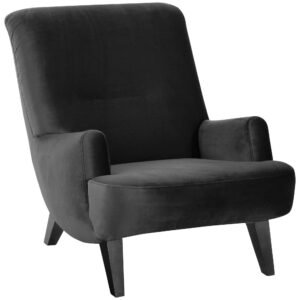 wohnli-moebel-suche-800001038061 Wohnli Möbelsuche - SESSEL Kajsa 71x80x101 Bezug Samtvelours Buche schwarz/schwarz