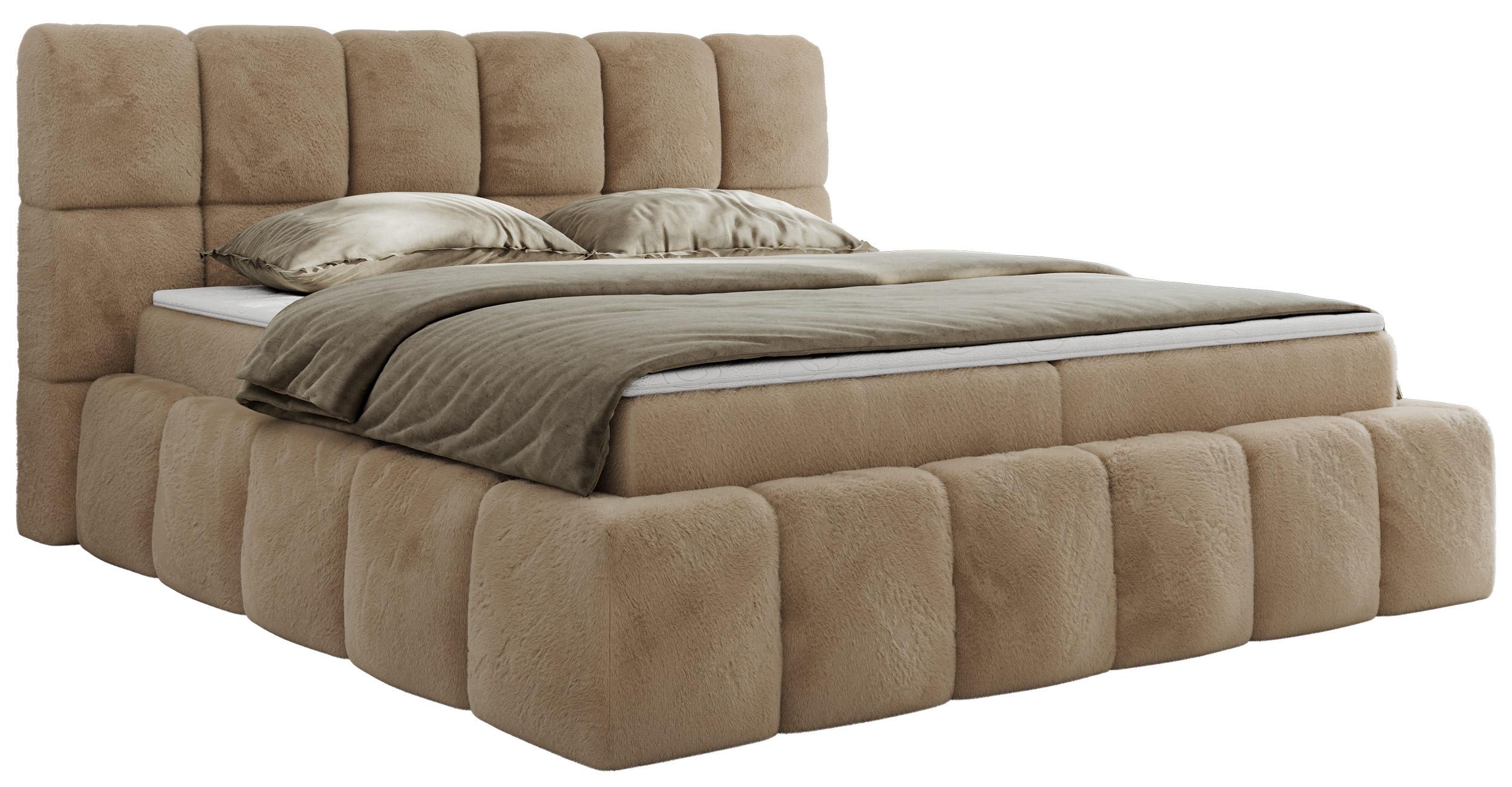 wohnli-moebel-suche-800001039956 Wohnli Möbelsuche - BOXBETT NIRA 160/200 - Beige Plüsch - H3