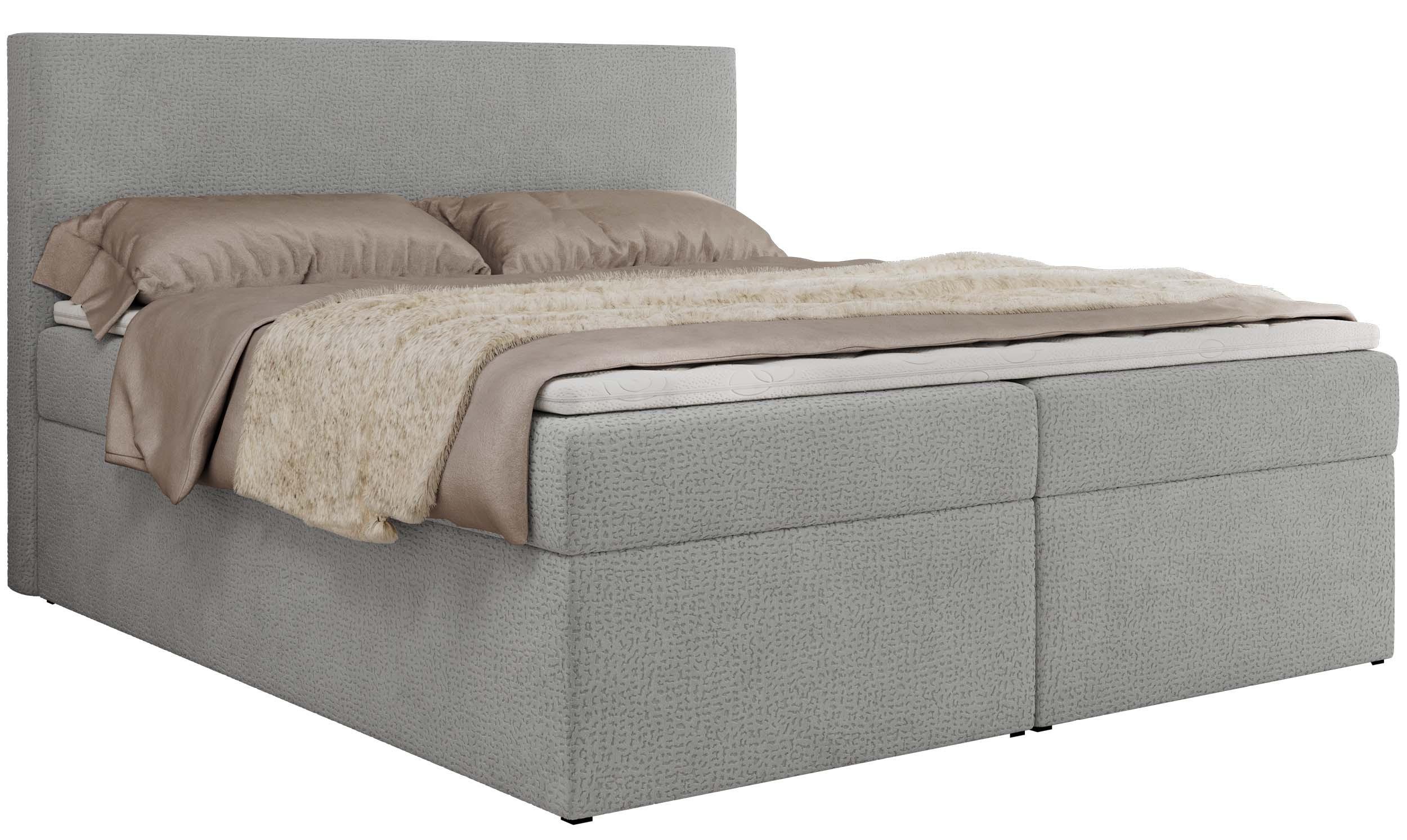 wohnli-moebel-suche-800001040006 Wohnli Möbelsuche - BOXBETT JAGUAR 140/200 - Hellgrau Struktur - H4
