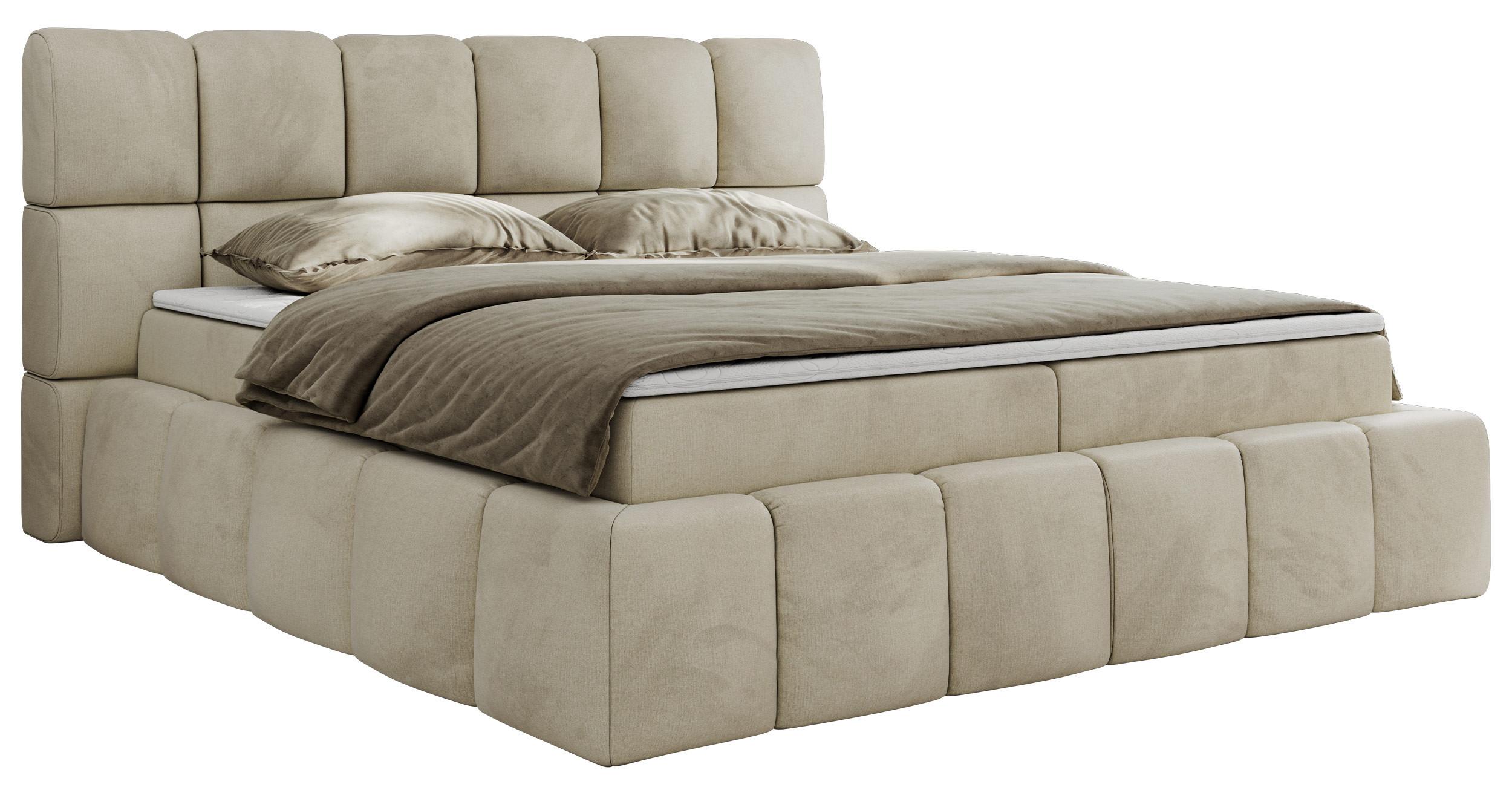 wohnli-moebel-suche-800001040007 Wohnli Möbelsuche - BOXBETT NIRA 180/200 - Beige Velvet - H3