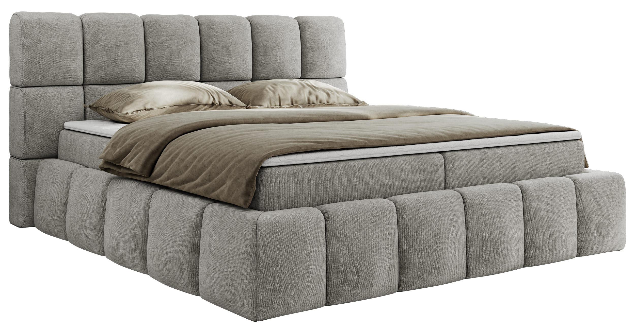 wohnli-moebel-suche-800001040008 Wohnli Möbelsuche - BOXBETT NIRA 140/200 - Hellgrau Strukture - H3