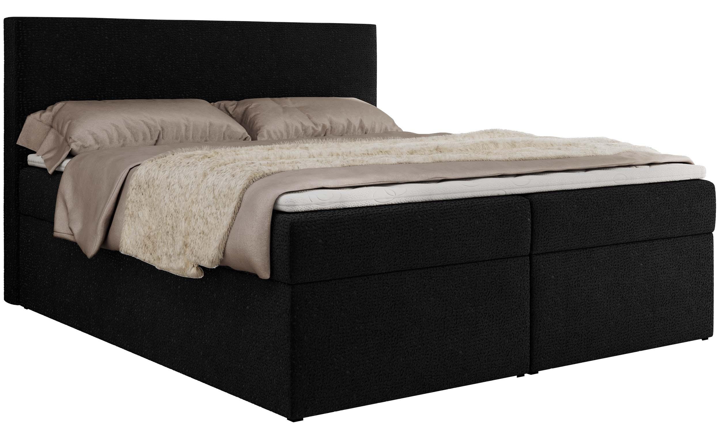 wohnli-moebel-suche-800001040057 Wohnli Möbelsuche - BOXBETT JAGUAR 180/200 - Schwarz Struktur - H3