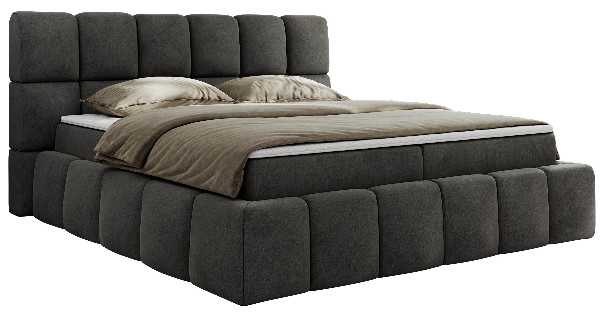 wohnli-moebel-suche-800001040059 Wohnli Möbelsuche - BOXBETT NIRA 120/200 - Dunkelgrau Velvet - H4