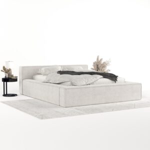 wohnli-moebel-suche-800001040523-1 POLSTERBETT Casto mit Stauraum 140/200 cm Creme im Bonita Stoff Textil AltaBeds Möbel > Betten > Polsterbetten Weiß