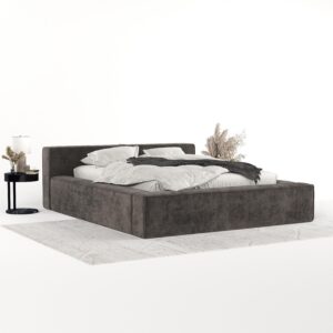 wohnli-moebel-suche-800001040532-1 POLSTERBETT Casto mit Stauraum 140/200 cm Braun im Terra NW Stoff Textil AltaBeds Möbel > Betten > Polsterbetten Braun