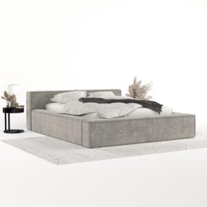 wohnli-moebel-suche-800001040564-1 POLSTERBETT Casto mit Stauraum 140/200 cm Hellbeige im Bonita Stoff Textil AltaBeds Möbel > Betten > Polsterbetten Beige