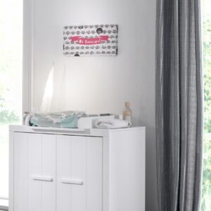 wohnli-moebel-suche-800001040611-1 TÜRKOMMODE Karalynn 100x57x87 aus MDF in Weiß Holzwerkstoff 58aufmkessel Möbel > Kommoden & Schubladenschränke > Kommoden Weiß
