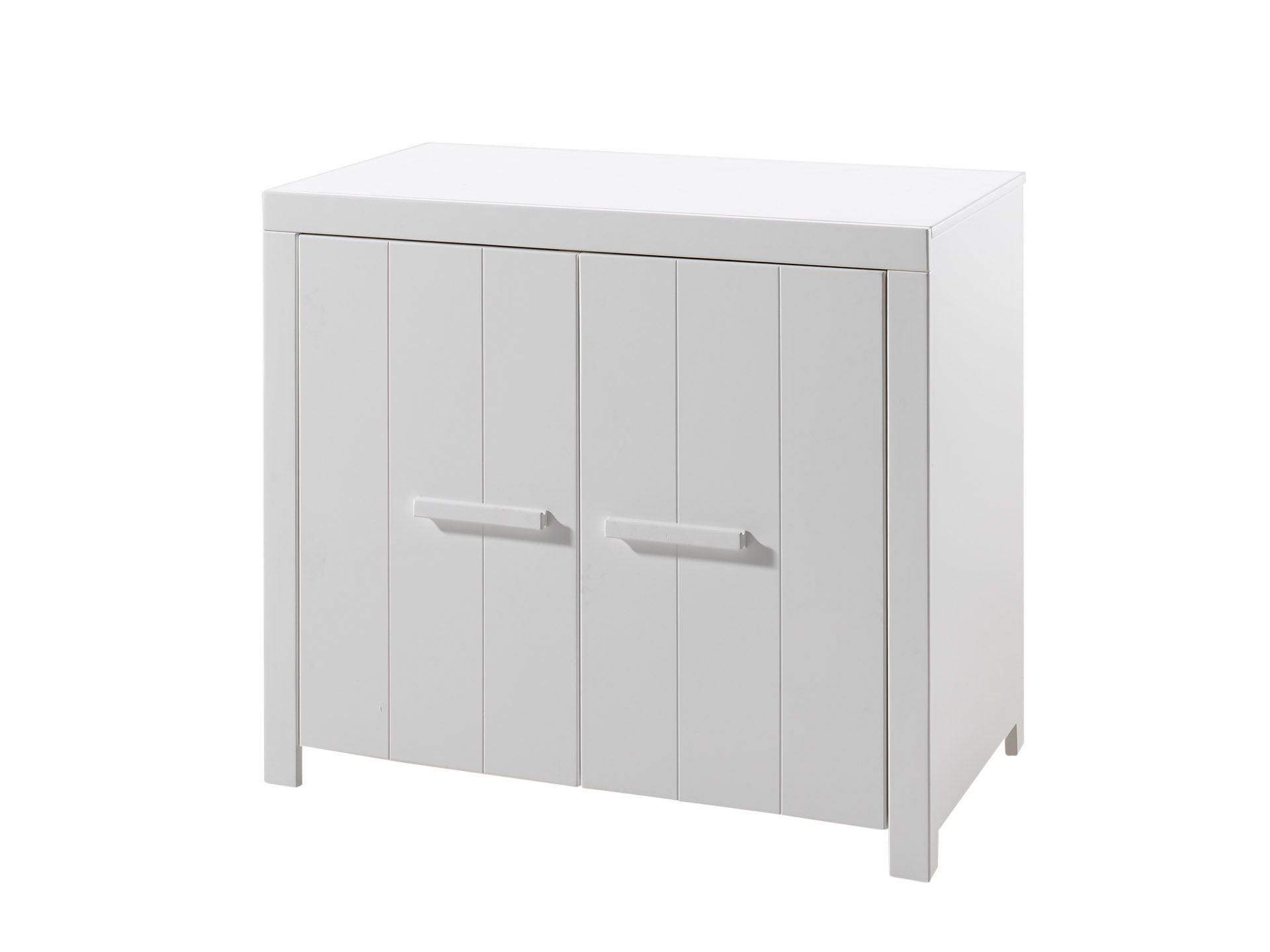 Wohnli Möbelsuche - TÜRKOMMODE Karalynn 100x57x87 aus MDF in Weiß