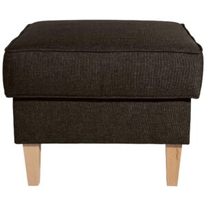 HOCKER Karlen Bezug Flachgewebe Buche natur / braun Kunststoff 58aufmkessel Möbel > Sessel > Hocker Braun