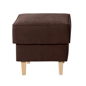 wohnli-moebel-suche-800001041629 Wohnli Möbelsuche - HOCKER Karlen Bezug Veloursstoff Buche natur / braun