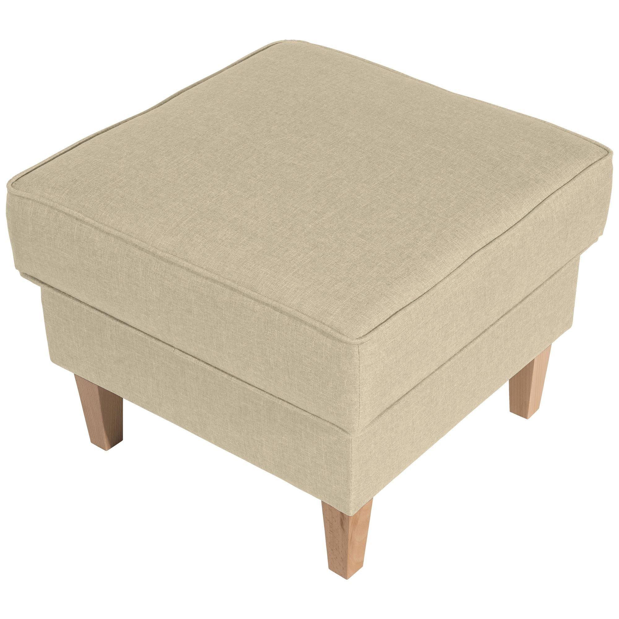 wohnli-moebel-suche-800001041640 Wohnli Möbelsuche - HOCKER Karlen Bezug Flachgewebe Buche natur / beige