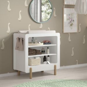 wohnli-moebel-suche-800001041969-1 WICKELKOMMODE Karylin 88x54x95 aus MDF in Weiß Holzwerkstoff 58aufmkessel Möbel > Kommoden & Schubladenschränke > Wickelkommoden Weiß