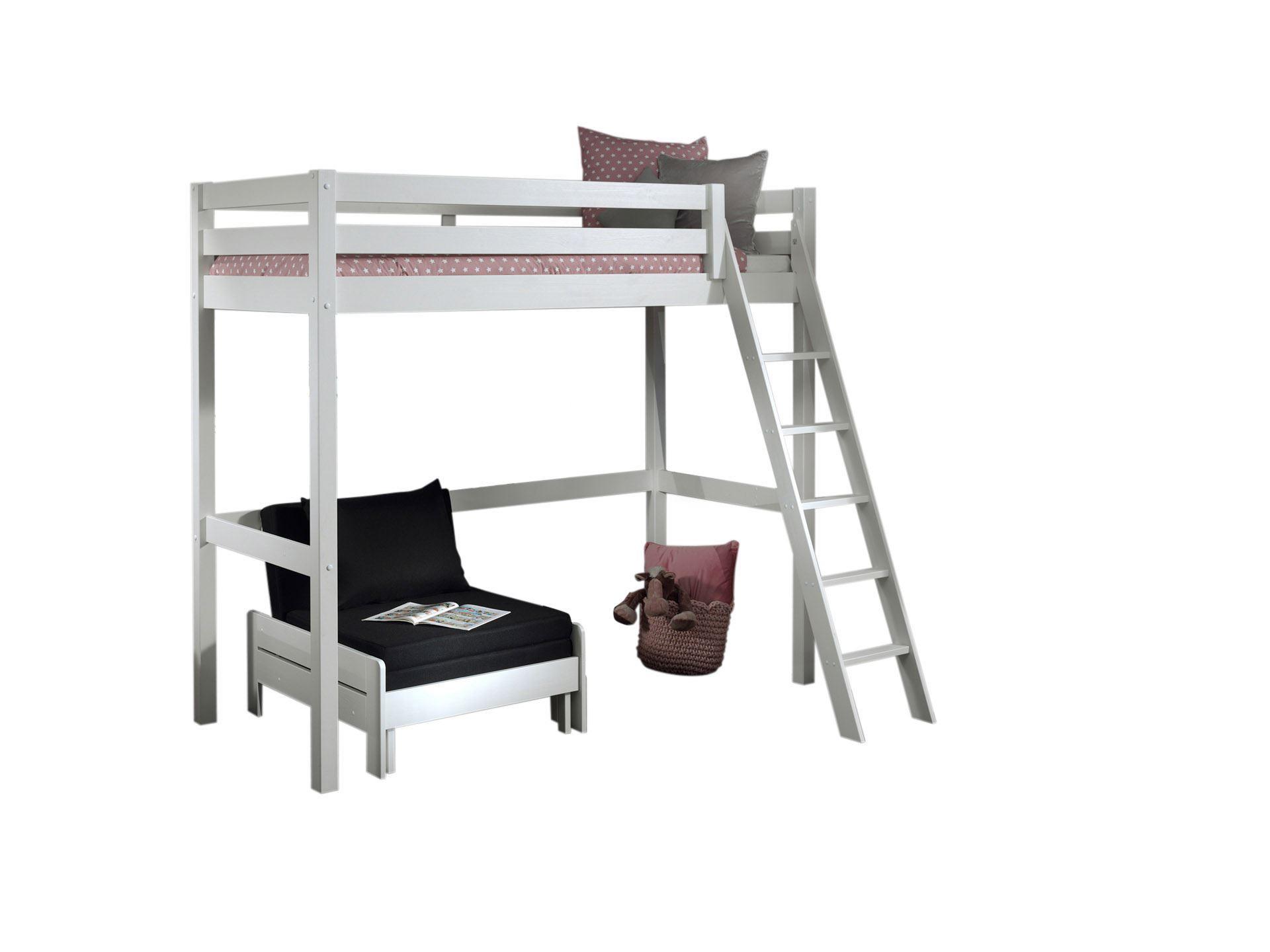 wohnli-moebel-suche-800001042827 Wohnli Möbelsuche - HOCHBETT Karolina 209x190x165 aus Massivholz in Weiß