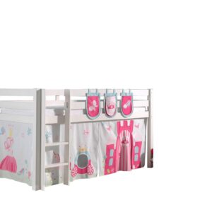 wohnli-moebel-suche-800001042828 Wohnli Möbelsuche - KINDERBETT Karolina 210x114x106 Massivholz Weiß Textilset Princess 3