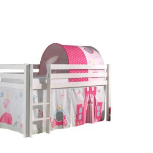 wohnli-moebel-suche-800001042834 Wohnli Möbelsuche - KINDERBETT Karolina 210x114x106 Massivholz Weiß Textilset Princess 2