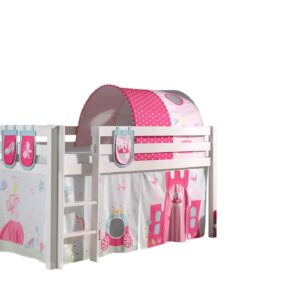wohnli-moebel-suche-800001042845 Wohnli Möbelsuche - KINDERBETT Karolina 210x114x106 Massivholz Weiß Textilset Princess 4