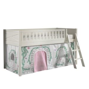 wohnli-moebel-suche-800001042858 Wohnli Möbelsuche - KINDERBETT Karyl 208x114x135 Massivholz Weiß Textilset Birdy 1