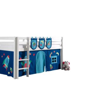 wohnli-moebel-suche-800001042859 Wohnli Möbelsuche - KINDERBETT Karolina 210x114x106 Massivholz Weiß Textilset Astro 3