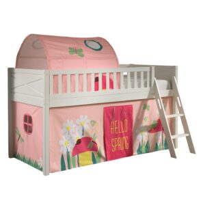 wohnli-moebel-suche-800001042874 Wohnli Möbelsuche - KINDERBETT Karyl 208x114x135 Massivholz Weiß Textilset Spring 2