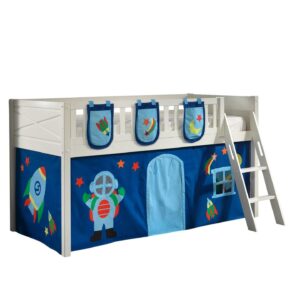 wohnli-moebel-suche-800001042878 Wohnli Möbelsuche - KINDERBETT Karyl 208x114x135 Massivholz Weiß Textilset Astro 3