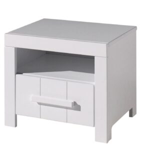 wohnli-moebel-suche-800001045927 Wohnli Möbelsuche - NACHTSCHRANK Karalynn 50x39x42 mit Schublade aus MDF in Weiß