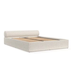 wohnli-moebel-suche-800001045980 Wohnli Möbelsuche - POLSTERBETT Solvo mit Stauraum 140/200 cm Creme im Blur Stoff