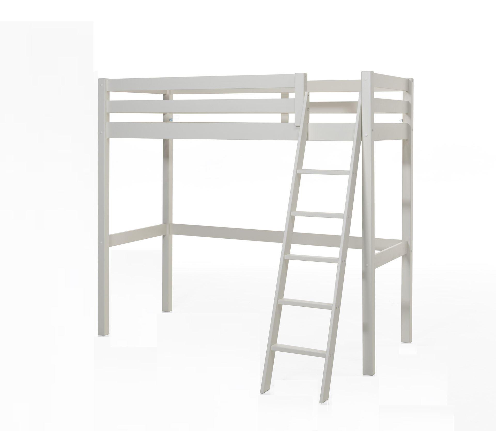 wohnli-moebel-suche-800001046262 Wohnli Möbelsuche - HOCHBETT Katharyn 209x190x165 aus Massivholz in Weiß