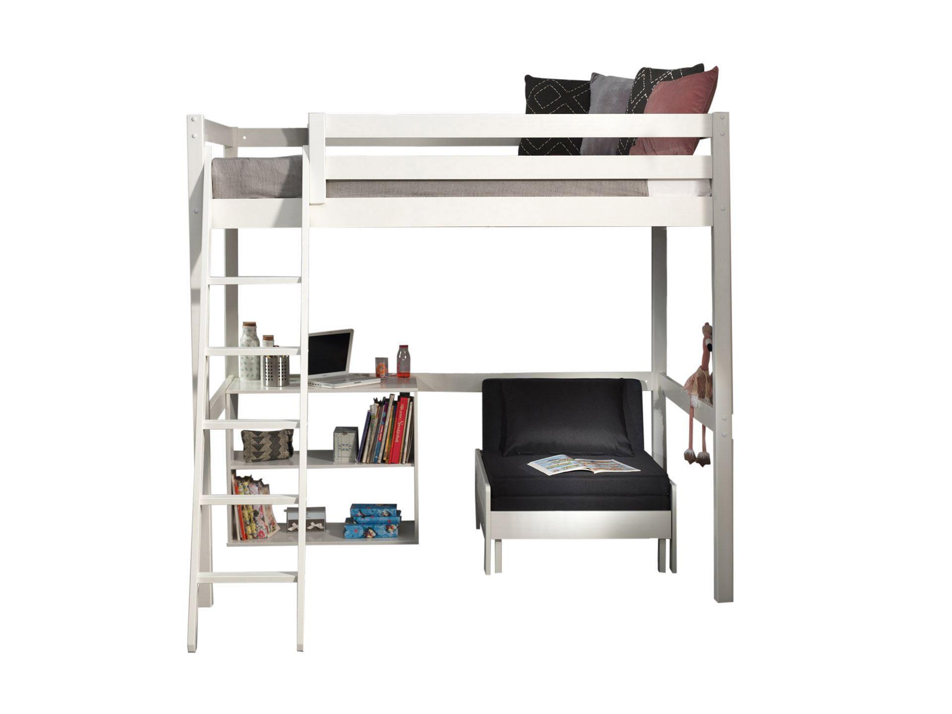 wohnli-moebel-suche-800001046272 Wohnli Möbelsuche - HOCHBETT Karolina 209x190x215 aus Massivholz+MDF in Weiß