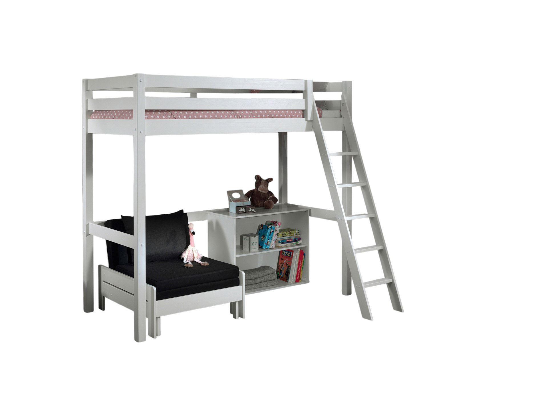 wohnli-moebel-suche-800001046273 Wohnli Möbelsuche - HOCHBETT Karolina 209x190x165 aus Massivholz+MDF in Weiß