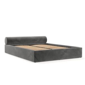 Wohnli Möbelsuche - POLSTERBETT Solvo mit Stauraum 160/200 cm Stahl im Kronos Stoff